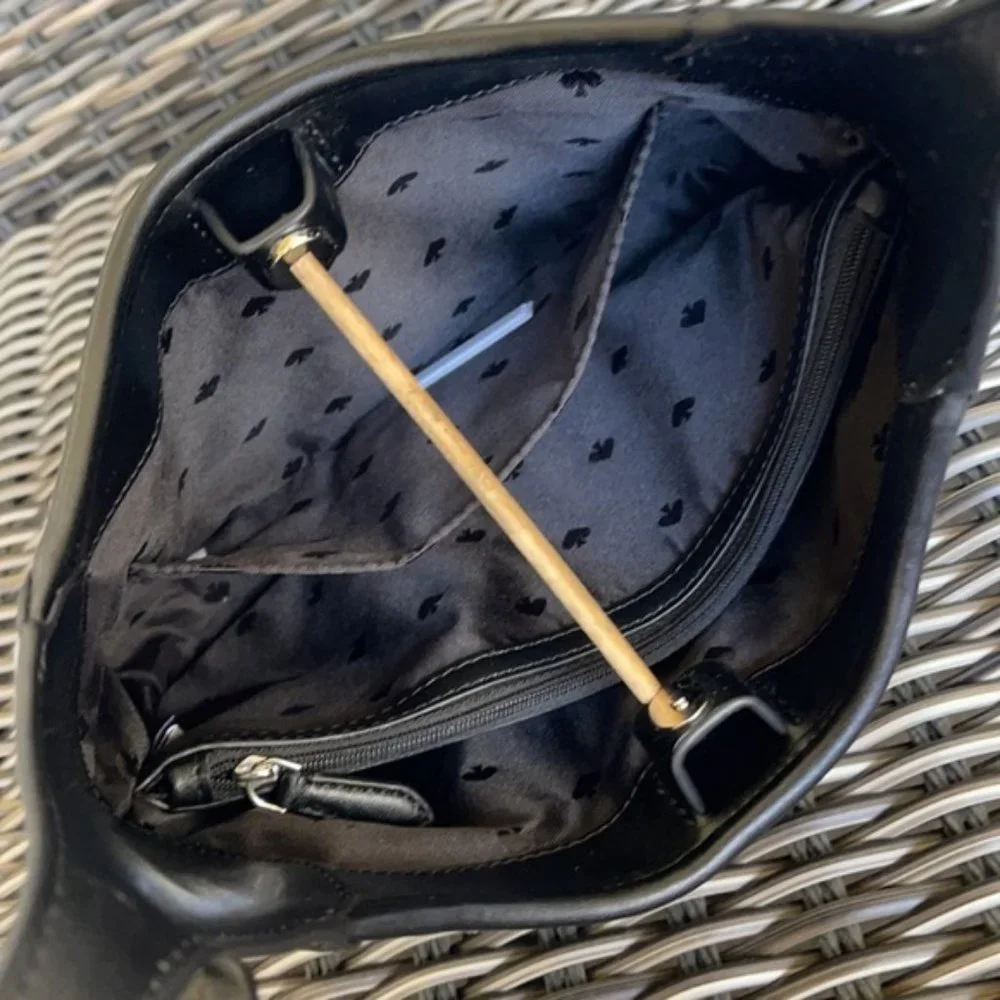 Kate Spade Crossbody Tweed Fabric Blue Multi - Picture 8 of 15